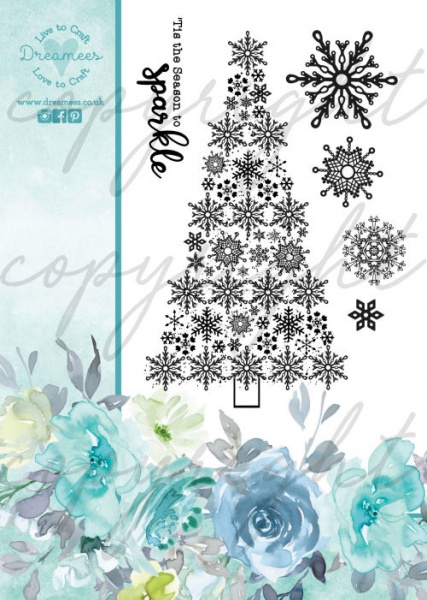 Sparkling Christmas Tree Stamp Set
